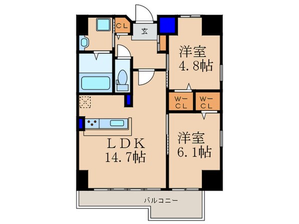 ピュアライフ金田の物件間取画像